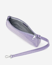 Load image into Gallery viewer, Eva Shoulder Bag - Purple Croc
