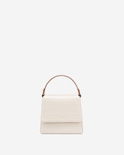 Load image into Gallery viewer, The Fae Acrylic Chain Top Handle Bag - Beige &amp; Brown Croc
