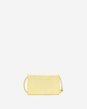 Load image into Gallery viewer, Julia Acrylic Chain Crossbody Bag - Light Yellow Croc
