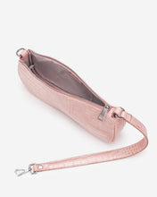 Load image into Gallery viewer, Eva Shoulder Bag - Pink Croc
