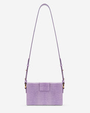 Load image into Gallery viewer, Grace Box Bag - Purple Lizard
