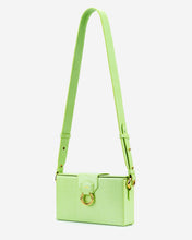 Load image into Gallery viewer, Grace Box Bag - Lime Green Lizard
