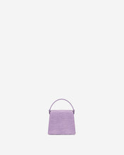 Load image into Gallery viewer, Fae Mini Top Handle Bag - Purple Lizard
