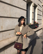 Load image into Gallery viewer, Lilian Bag - Brown Croc
