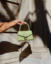 Load image into Gallery viewer, Stella Top Handle Bag - Sage Green Croc
